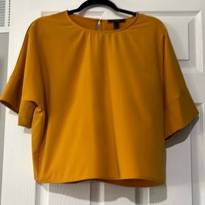 Forever 21 mustard yellow shirt. Previously worn.
